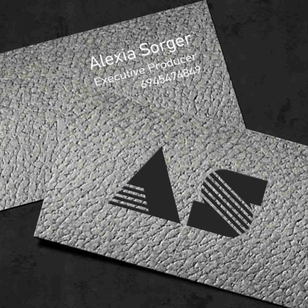Duplex matte business card from graphtype.