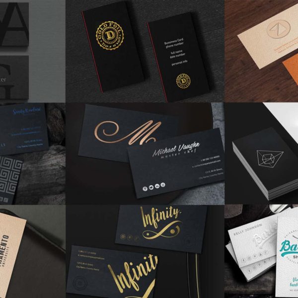 Sample pack with all of our business cards.